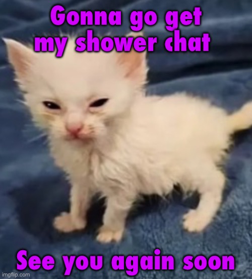 Car :3 | Gonna go get my shower chat; See you again soon | image tagged in car 3 | made w/ Imgflip meme maker