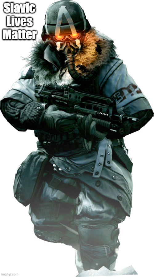 Helghast Infantry-Arctic(KillZone) | Slavic Lives Matter | image tagged in helghast infantry-arctic killzone,slavic lives matter,slm | made w/ Imgflip meme maker