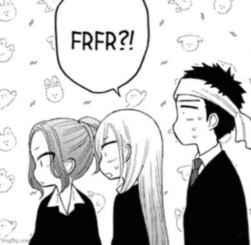 Actual panel in dress up darling | image tagged in fr fr | made w/ Imgflip meme maker