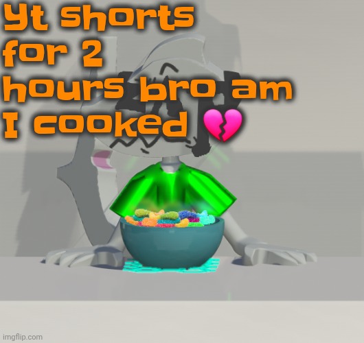 Are these gummy worms? (don't ask why the render is so crisp) | Yt shorts for 2 hours bro am I cooked 💔 | image tagged in are these gummy worms don't ask why the render is so crisp | made w/ Imgflip meme maker