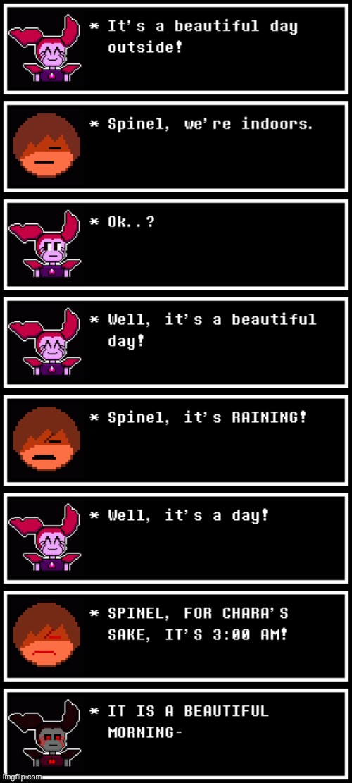 My take on “It’s a beautiful day!” (Feat. Hex)! | made w/ Imgflip meme maker