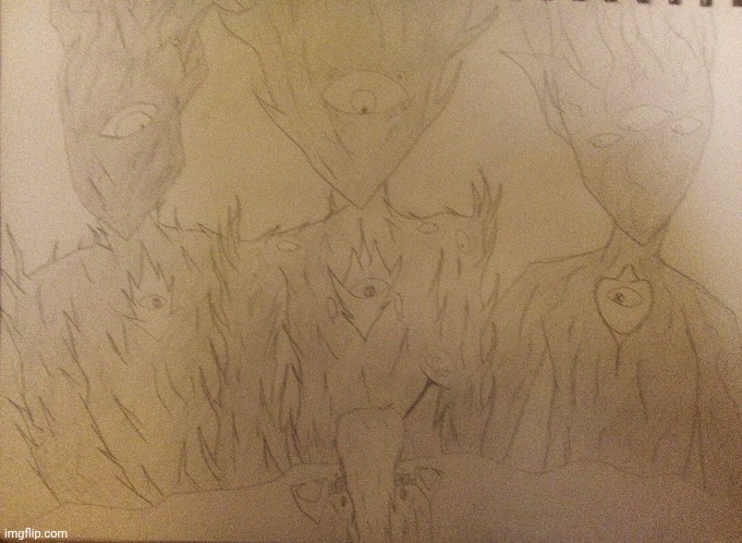 The Three Titans of Divinity. This is for an arc not even happening in Bossfights so I don't know why I drew it | made w/ Imgflip meme maker