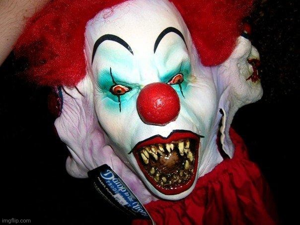 Creepy Clown | image tagged in creepy clown | made w/ Imgflip meme maker