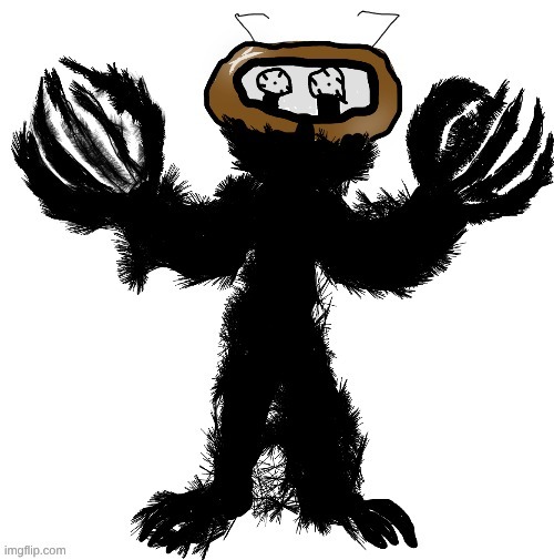 drew this abomination on Sketchpad. consider this the beta version of my oc "The Overseer" | made w/ Imgflip meme maker