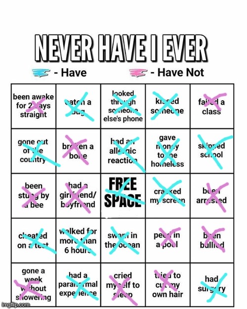 Never have I ever | image tagged in never have i ever | made w/ Imgflip meme maker