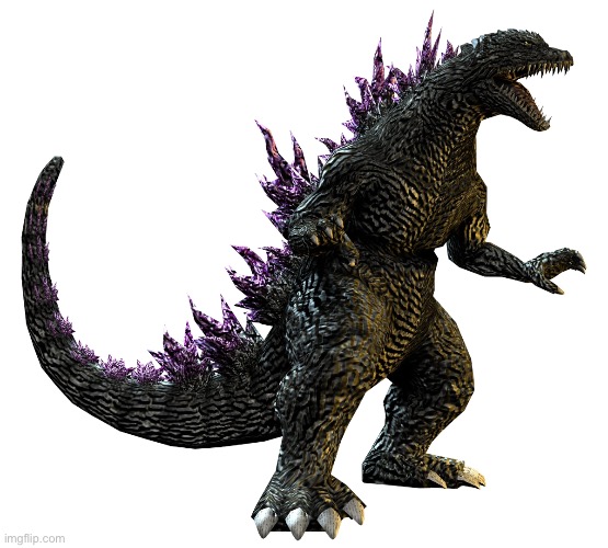 Transparent Godzilla 2000 | image tagged in transparent godzilla 2000 | made w/ Imgflip meme maker