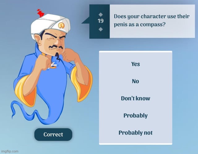 That one specific question: | made w/ Imgflip meme maker