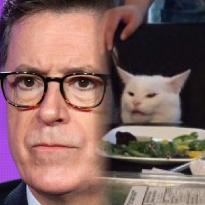 Colbert and Smudge Blank Meme Template