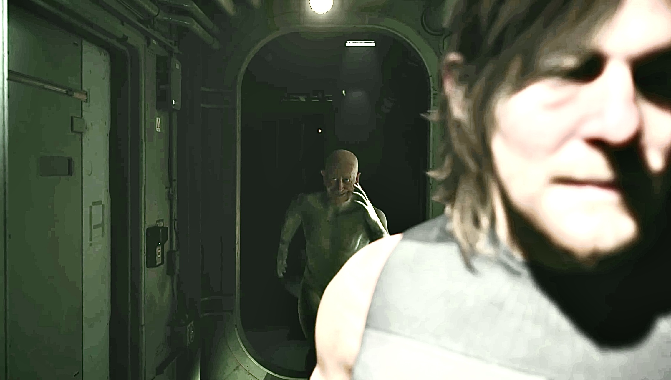 Death stranding 2 mannequin man clear Blank Meme Template