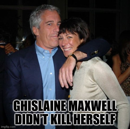 An the children didn't traffic themselves. | GHISLAINE MAXWELL DIDN’T KILL HERSELF | image tagged in ghislaine maxwell didn t kill herself | made w/ Imgflip meme maker