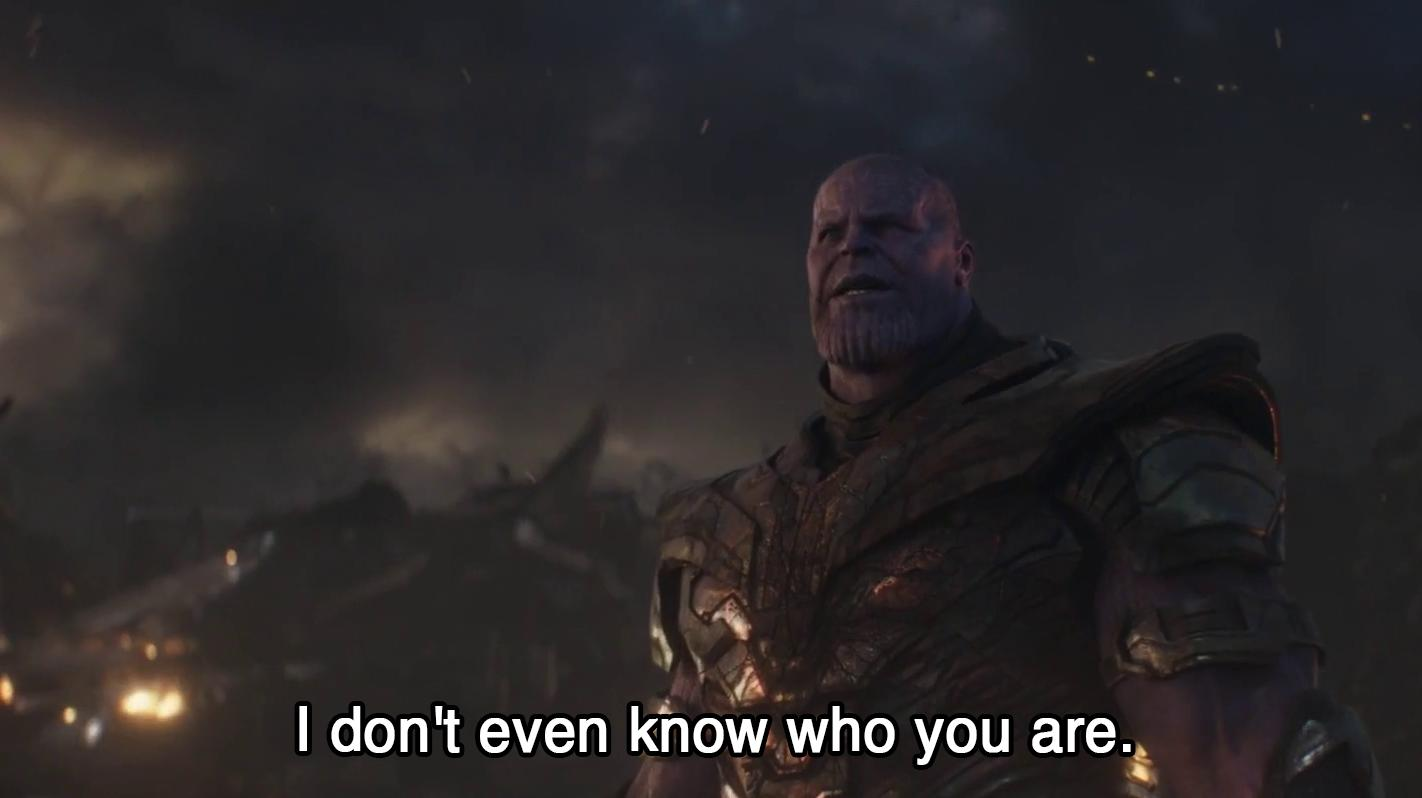 I Don't know Who You Are Blank Meme Template