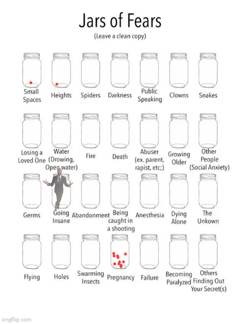 Jar of fears clear version | image tagged in jar of fears clear version | made w/ Imgflip meme maker