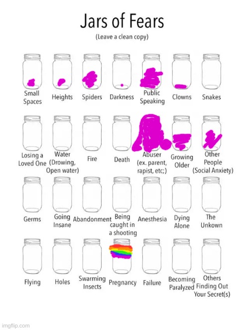 idrk, I js don't care about some things. | image tagged in jar of fears clear version | made w/ Imgflip meme maker