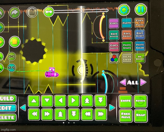 picture of a gd level I’m working on from a few days ago | made w/ Imgflip meme maker