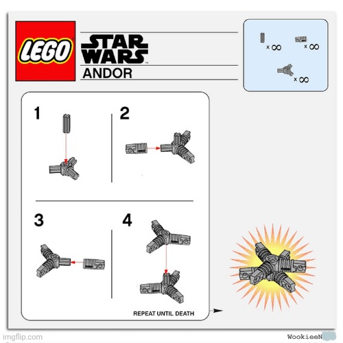 Repost | image tagged in lego,andor | made w/ Imgflip meme maker
