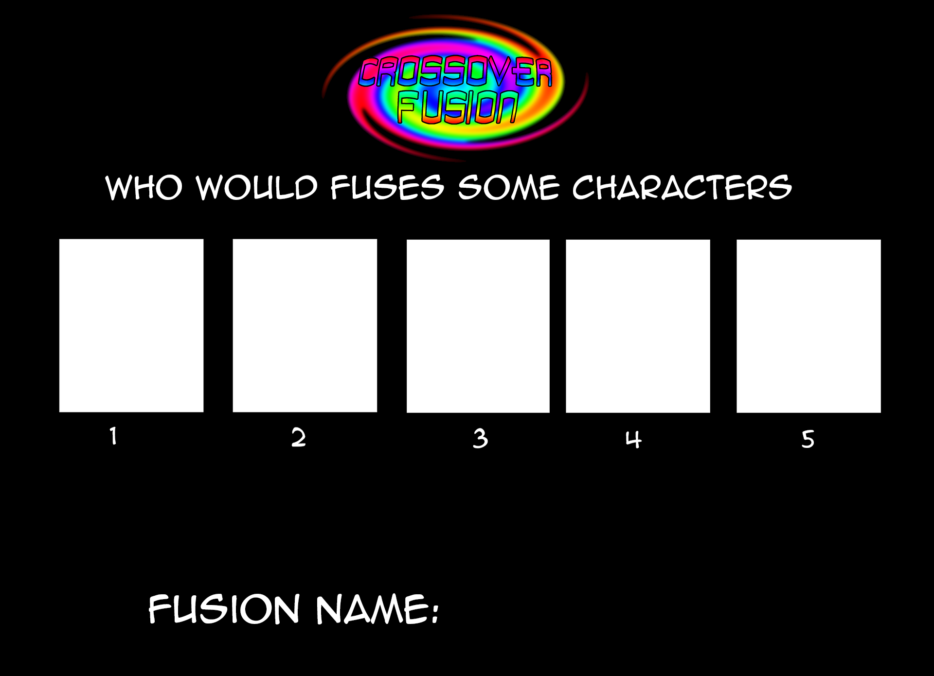 5 Fusion Template Blank Meme Template
