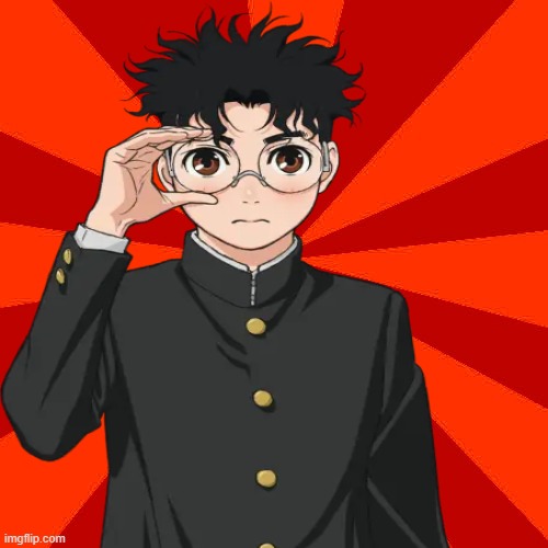 ken anime icon | image tagged in ken,dandadan,anime,icons,nerds,2024 | made w/ Imgflip meme maker
