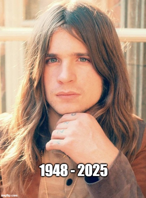 RIP John Michael Osbourne | 1948 - 2025 | image tagged in rock n roll,heavy metal,rip | made w/ Imgflip meme maker