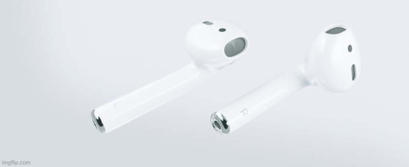 Airpods | image tagged in airpods | made w/ Imgflip meme maker