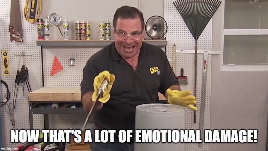 Now that's a lot of damage | NOW THAT'S A LOT OF EMOTIONAL DAMAGE! | image tagged in now that's a lot of damage | made w/ Imgflip meme maker