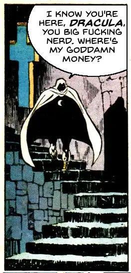 Moon knight dracula Blank Meme Template