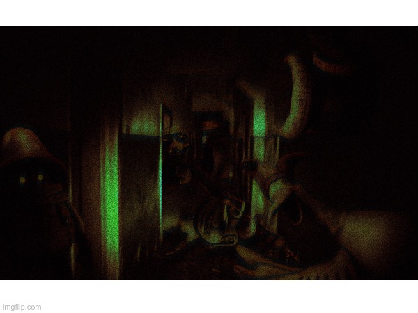 TH3 M1M1C S1GHT1NG | image tagged in analog horror,fnaf,memes,creepypasta,found footage,horror | made w/ Imgflip meme maker