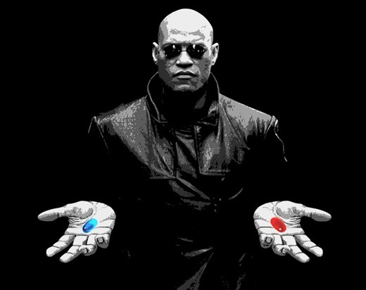 Morpheus flip Blank Meme Template