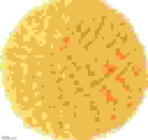 Cornball, but I accidentally spilled my bottle of JPEG degrade on it. | image tagged in cornball | made w/ Imgflip meme maker