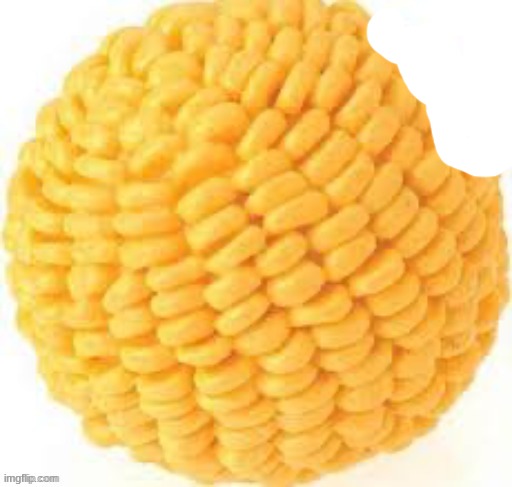Cornball, but I bit it. | image tagged in cornball | made w/ Imgflip meme maker
