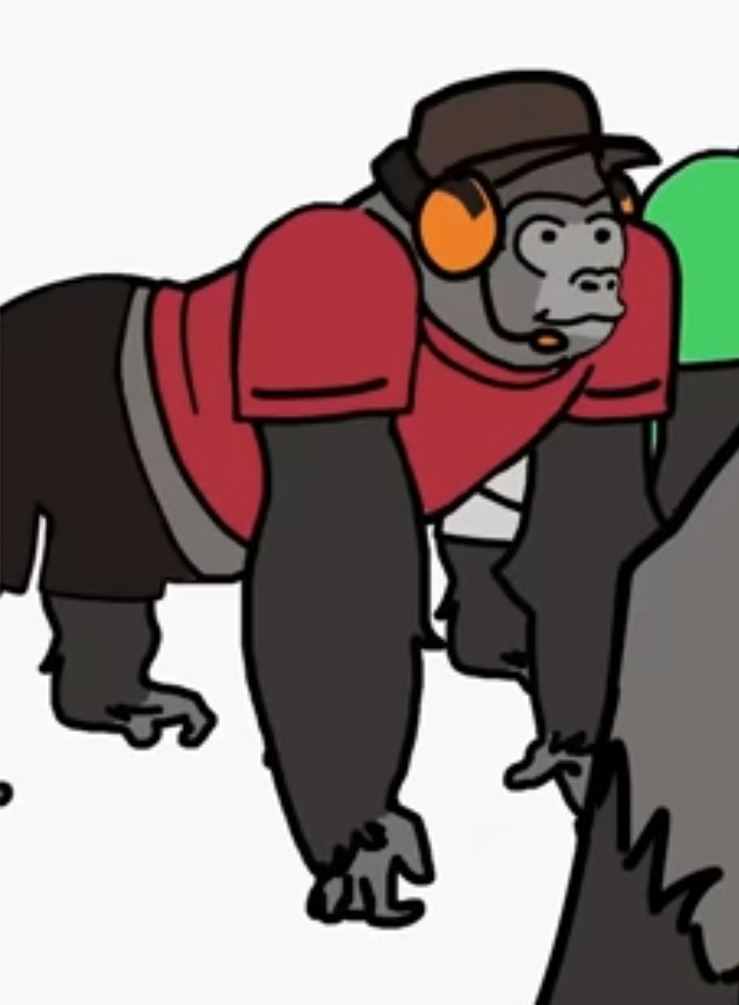 Gorilla scout Blank Meme Template