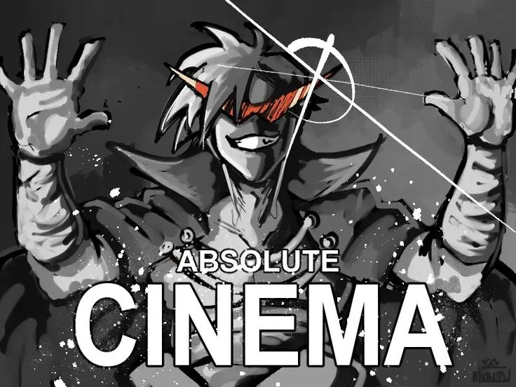 Kamina ABSOLUTE CINEMA Blank Meme Template