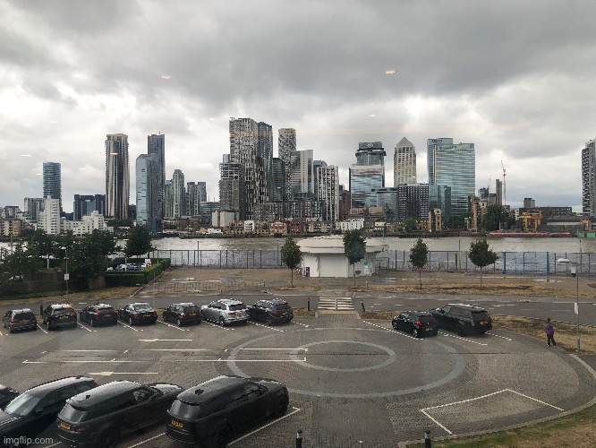Cool photo I took of One Canada square in London | made w/ Imgflip meme maker