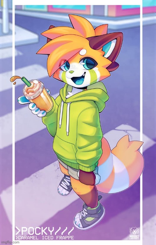 Art by DontJinxit. | image tagged in furry,art | made w/ Imgflip meme maker