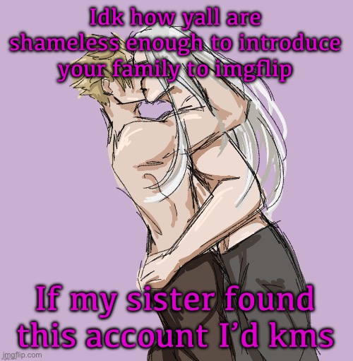 Cloud X Sephiroth (Thank you Disco) | Idk how yall are shameless enough to introduce your family to imgflip; If my sister found this account I’d kms | image tagged in cloud x sephiroth thank you disco | made w/ Imgflip meme maker