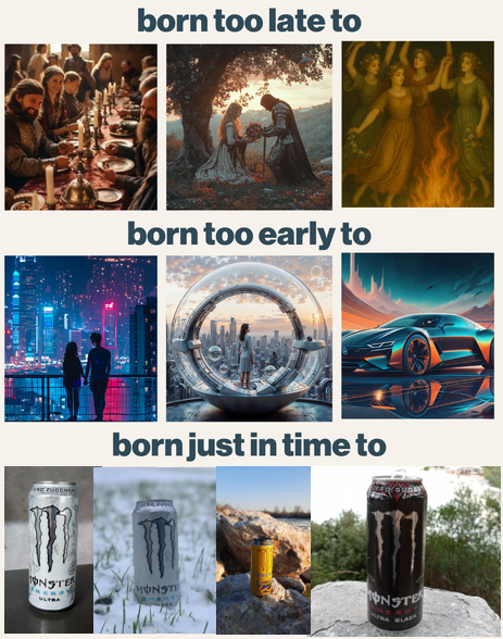 Born in time for Monster Blank Meme Template
