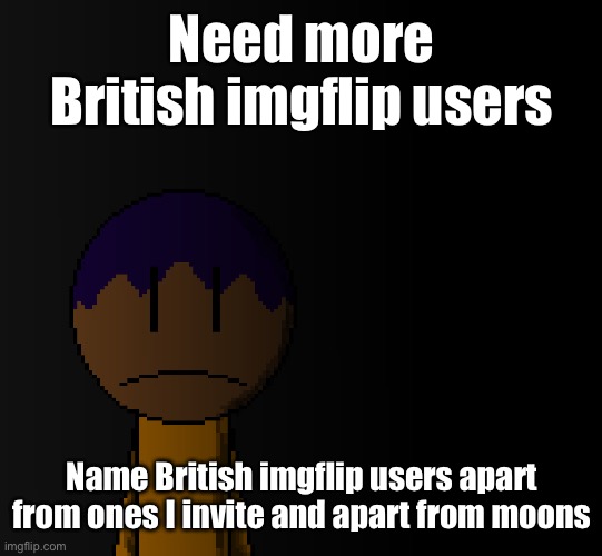 brother | Need more British imgflip users; Name British imgflip users apart from ones I invite and apart from moons | image tagged in brother | made w/ Imgflip meme maker