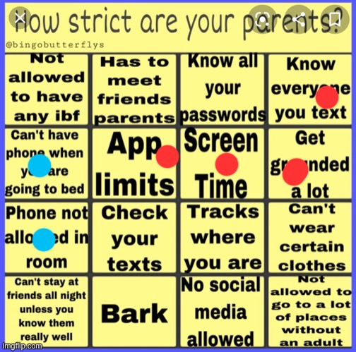tf is an ibf | image tagged in strict parent bingo | made w/ Imgflip meme maker