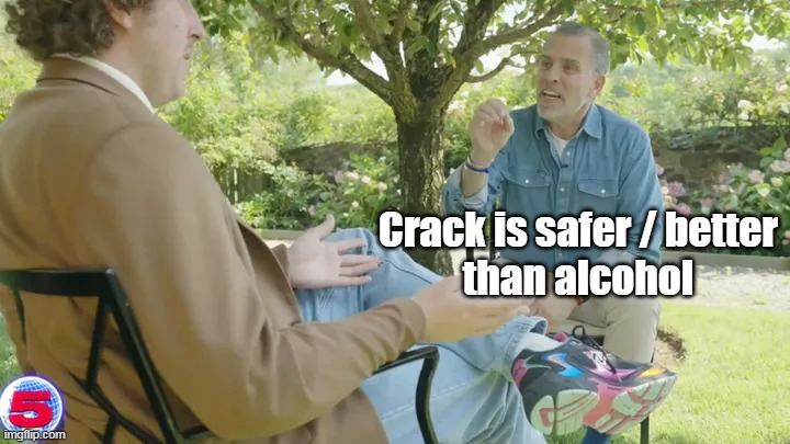 Crack is safer / better 
than alcohol | made w/ Imgflip meme maker