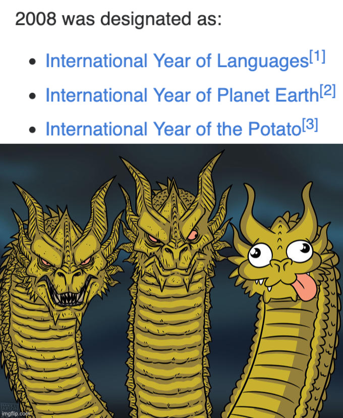 image tagged in three-headed dragon | made w/ Imgflip meme maker