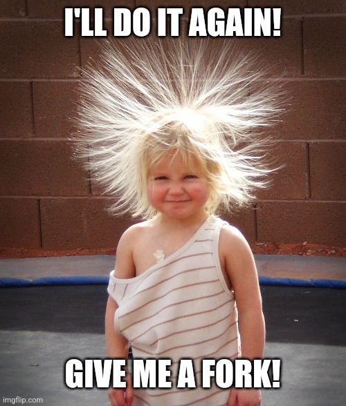 I'LL DO IT AGAIN! GIVE ME A FORK! | made w/ Imgflip meme maker