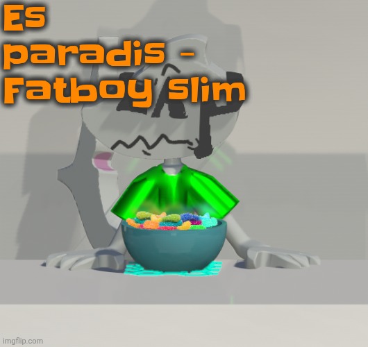 Are these gummy worms? (don't ask why the render is so crisp) | Es paradis - Fatboy slim | image tagged in are these gummy worms don't ask why the render is so crisp | made w/ Imgflip meme maker