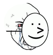 crying happy Meme Template