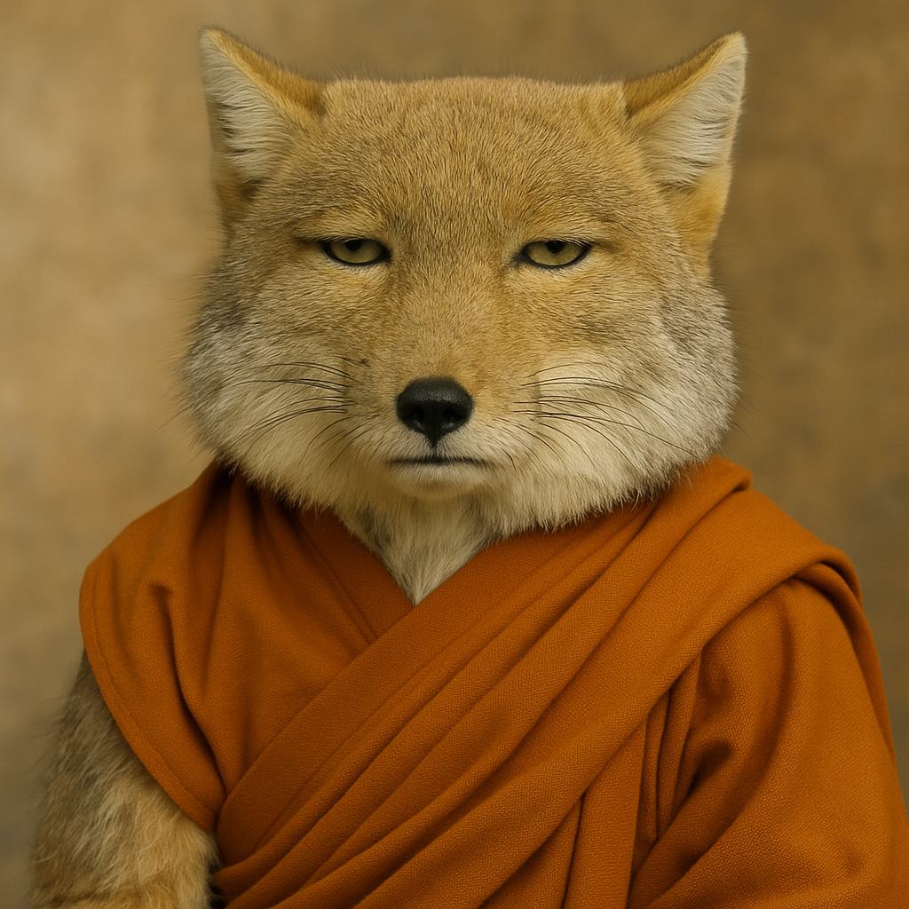 Tibetan Fox Amitaba Blank Meme Template