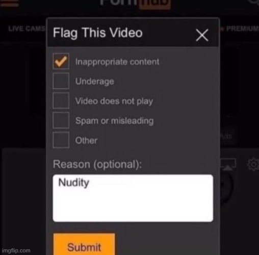 image tagged in pornhub | made w/ Imgflip meme maker