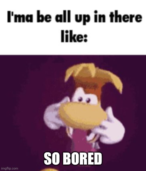 SO BORED | made w/ Imgflip meme maker