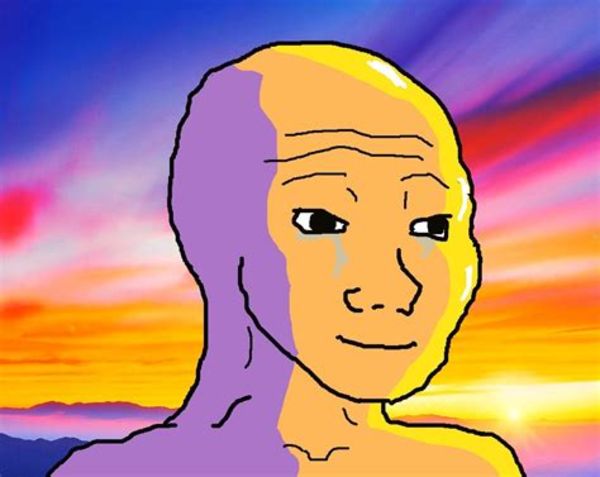 Sunshine Wojak Blank Meme Template