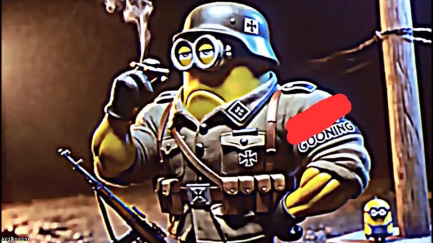 WW2 never goon soldier | image tagged in ww2 never goon soldier,no offence | made w/ Imgflip meme maker