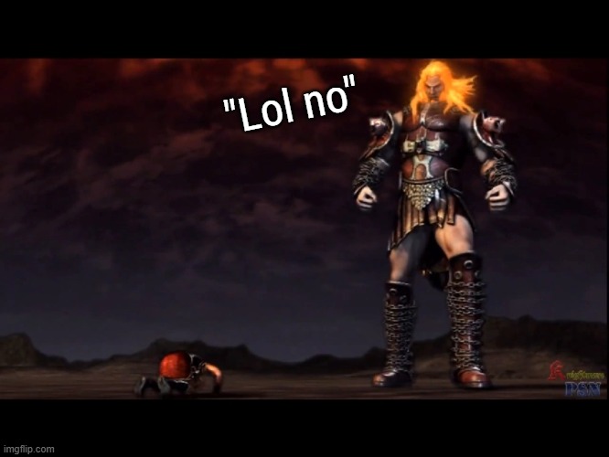 "Give me mod, Ares!" | "Lol no" | made w/ Imgflip meme maker