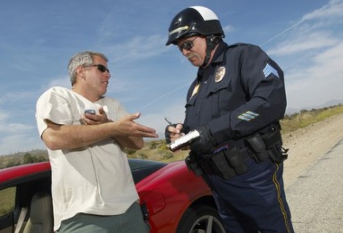 Pulled over by Cops Blank Meme Template
