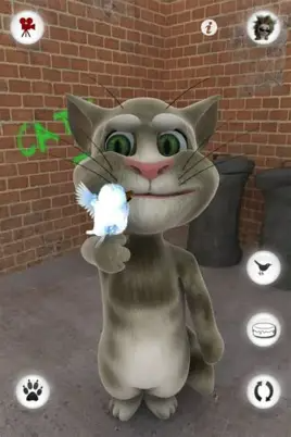 2010 Tom Cat eat birb Blank Meme Template